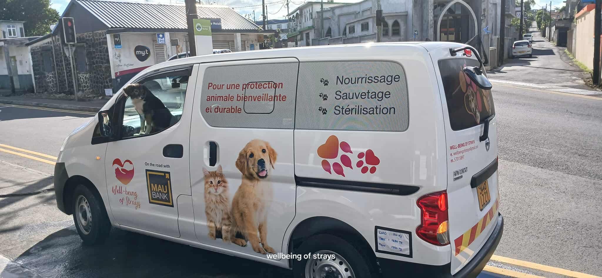 Nouveau véhicule de Well-Being of Strays